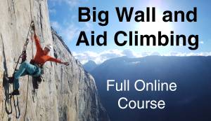 big wall aid climbing course